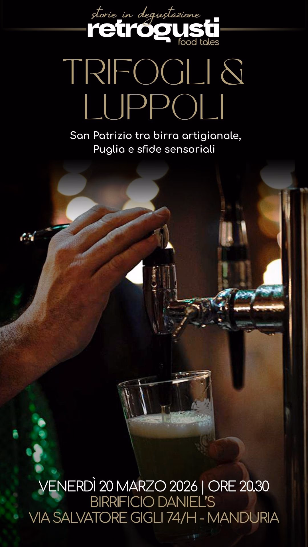 San Patrizio 2026 | Degustazione birra artigianale a Manduria